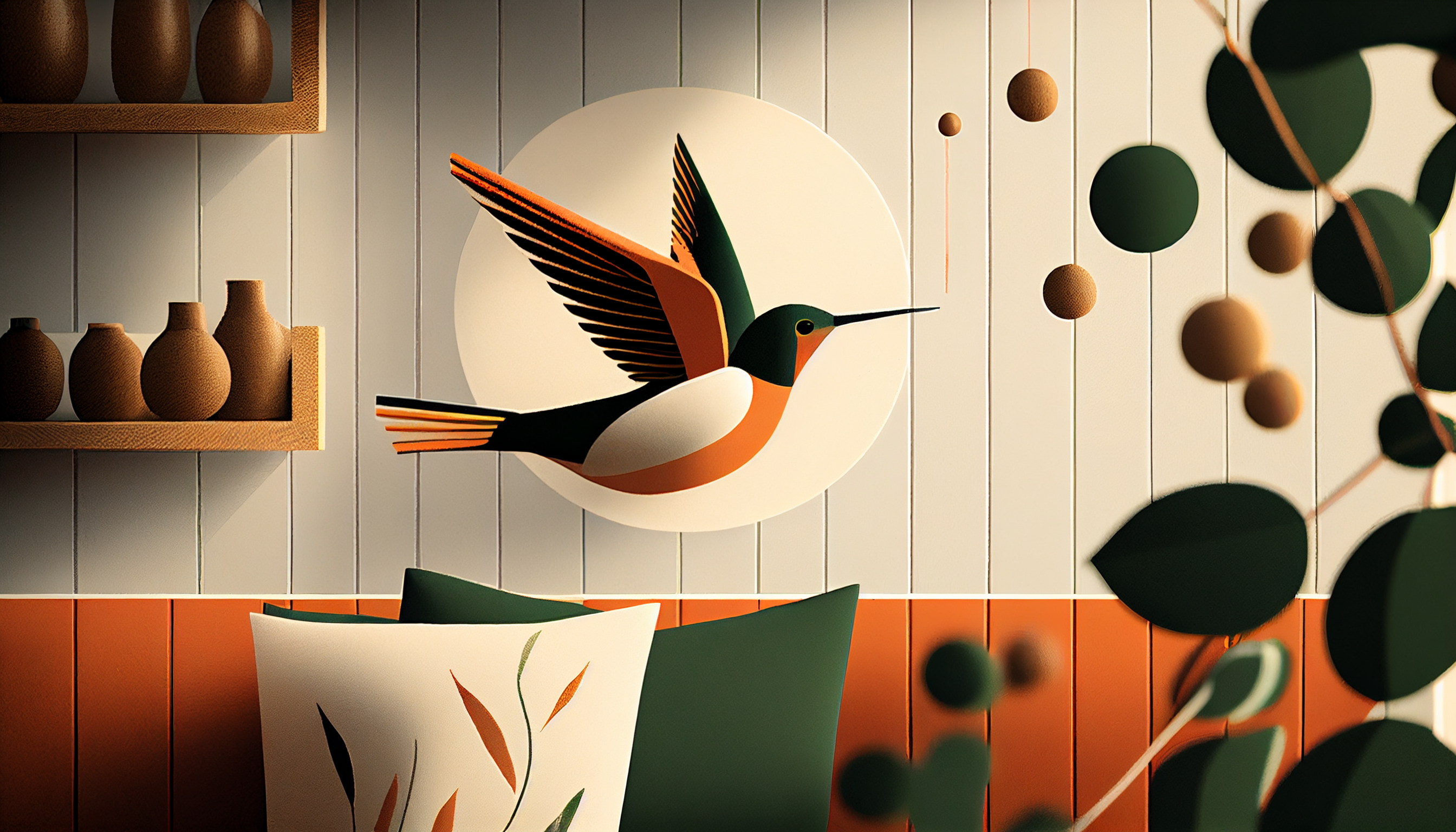 About Timber Shelves Illustration