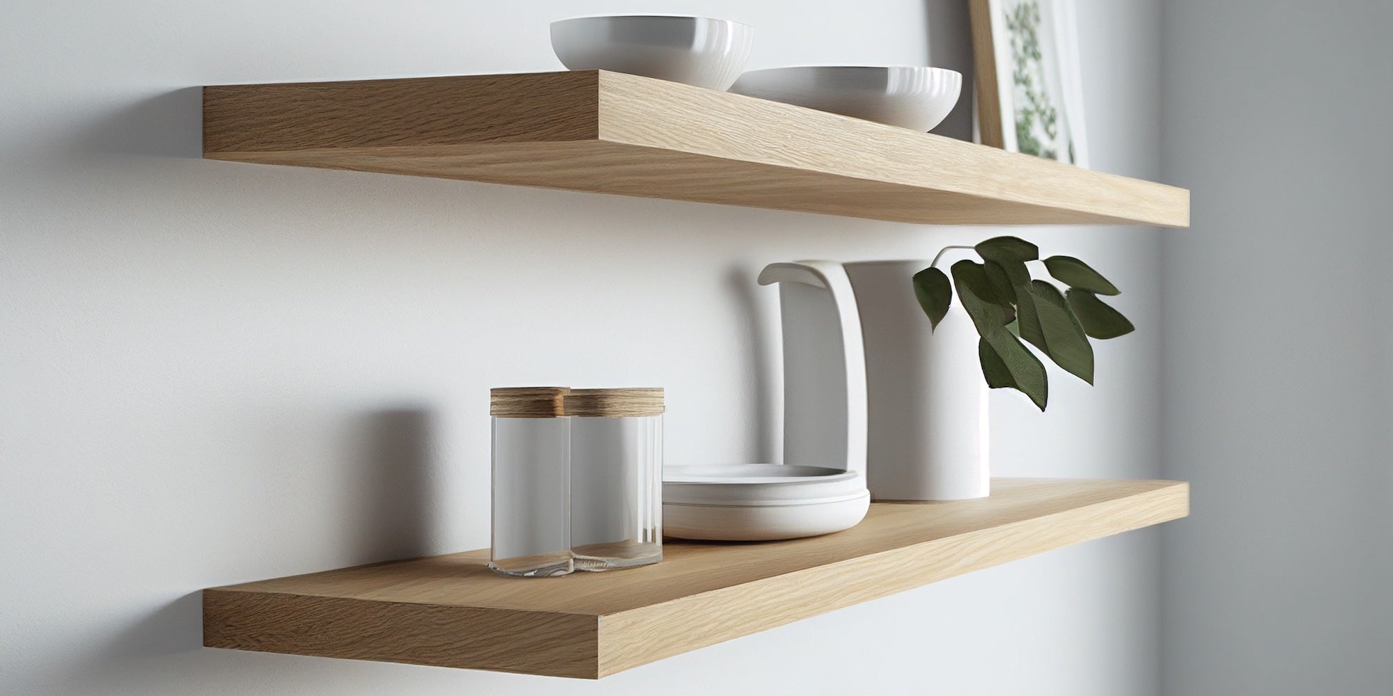 Modern wall shelves