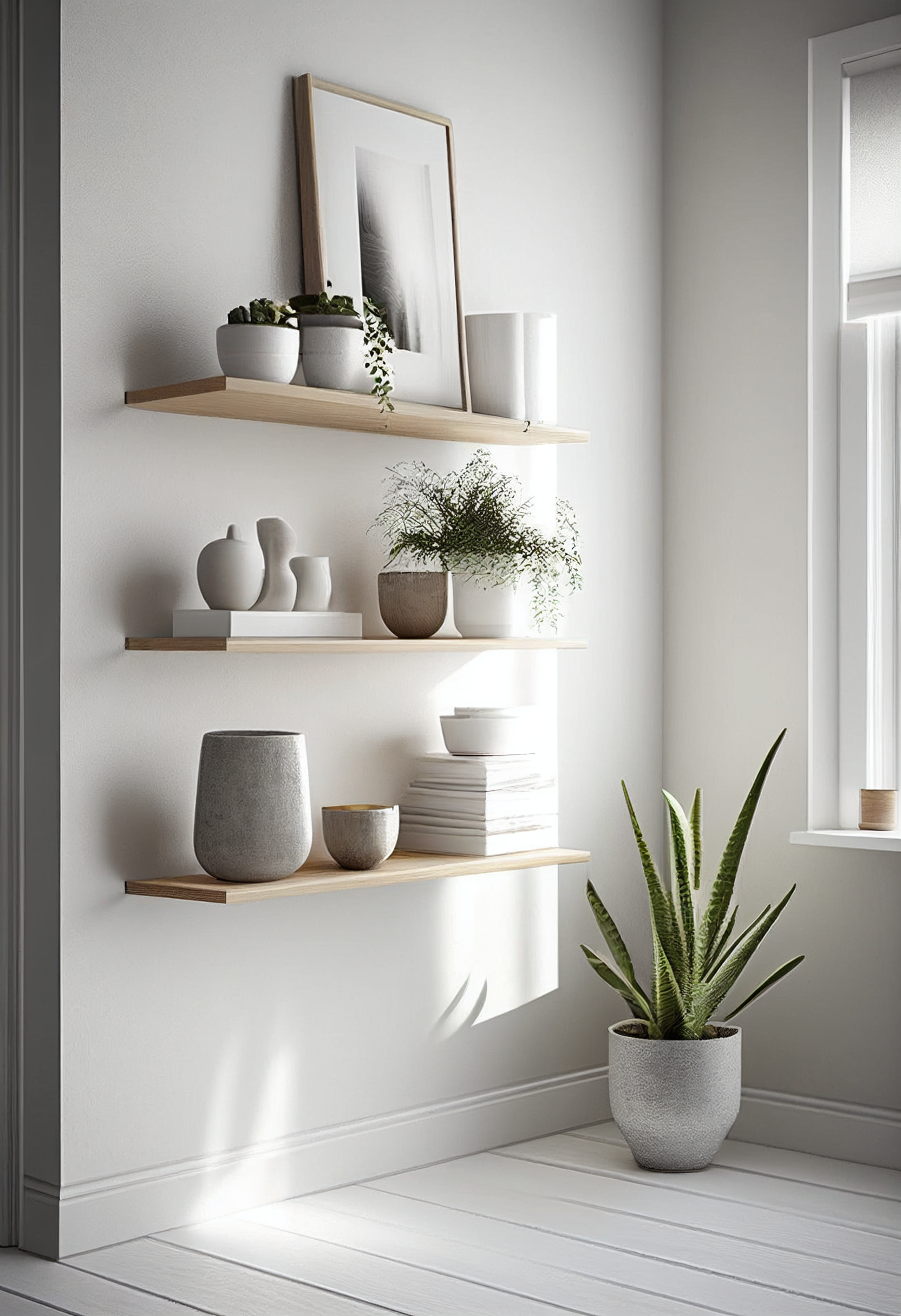 Slim shelves