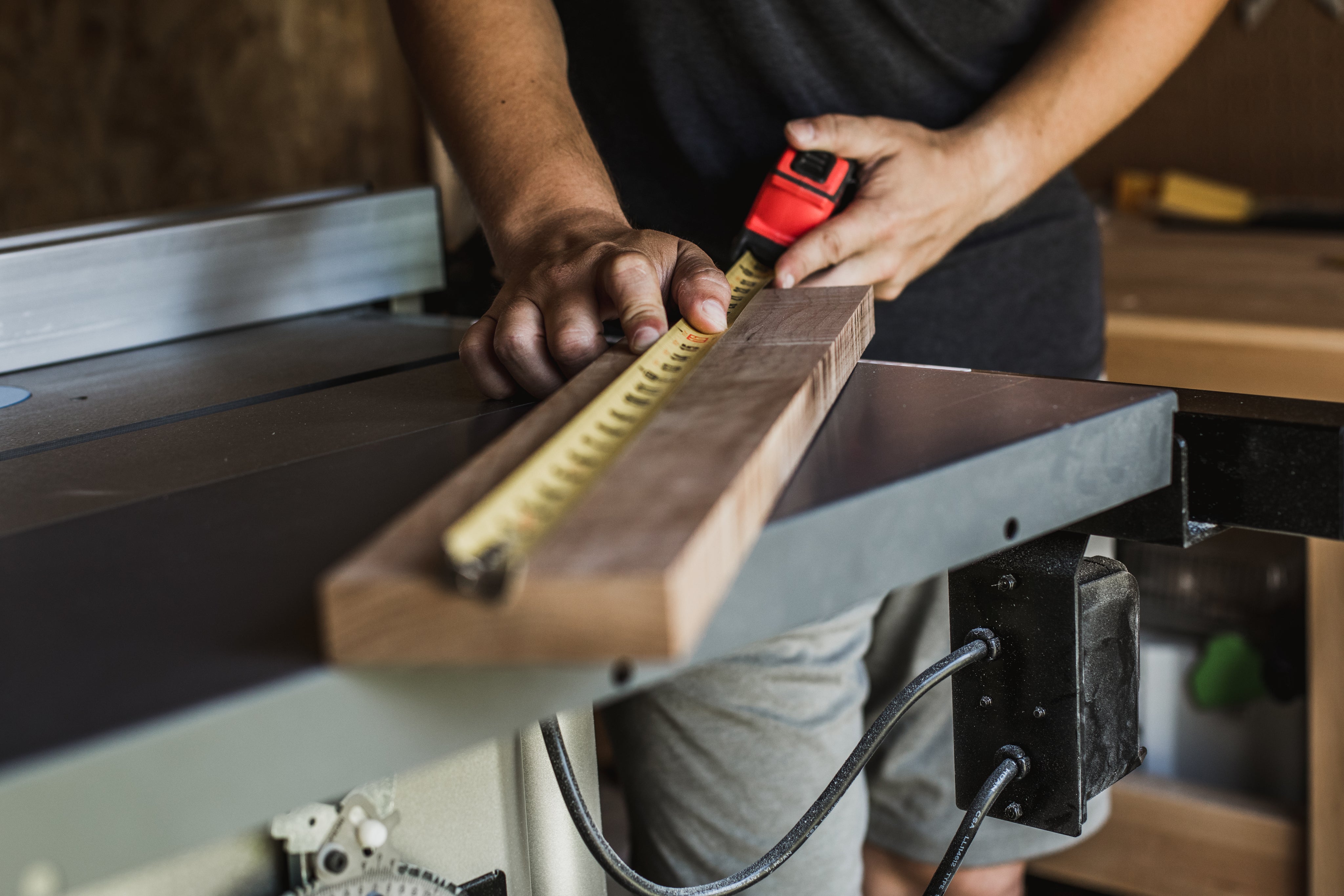 Measuring custom shelving