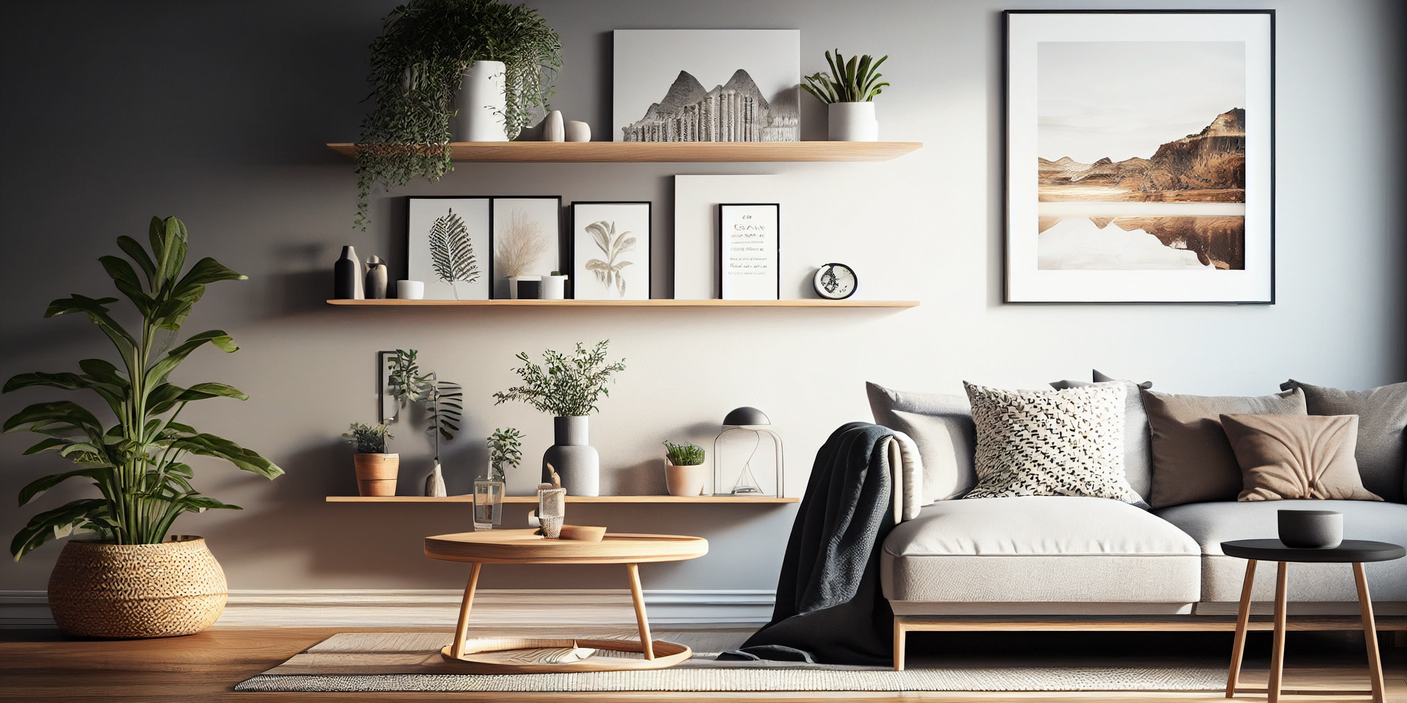 Modern shelves